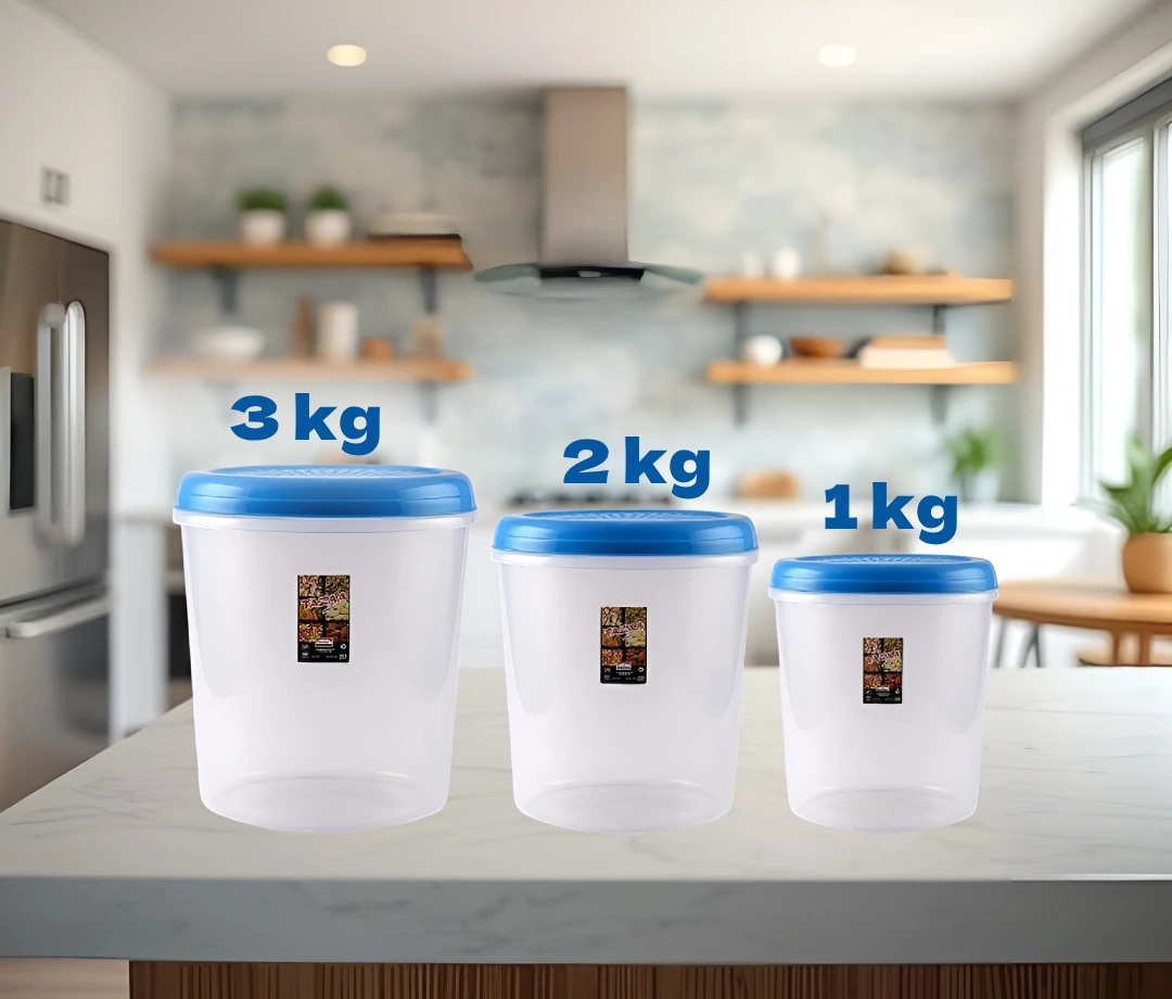 Tazaa Containers Set of 3 (1,2,3kg)